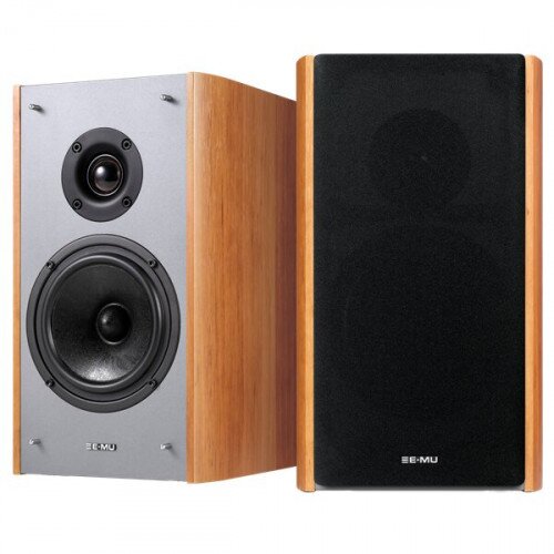 Creative Labs E-MU XM7 Bookshelf Speaker - Brown Wood Grain