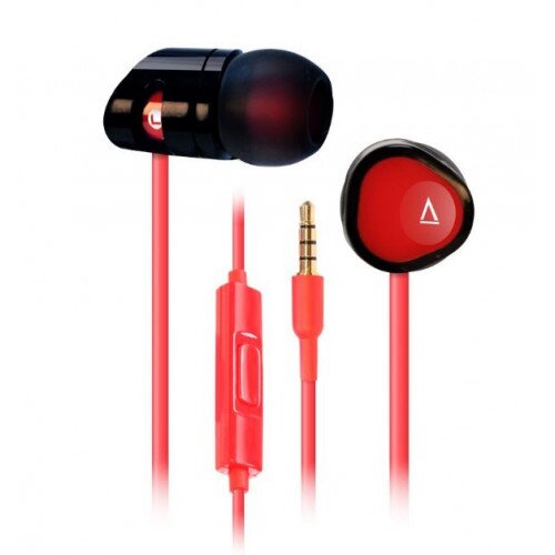Creative Labs MA200 Noise-Isolating In-Ear Headphones - Red/Black