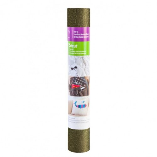 Cricut Glitter Iron-on - Black Gold