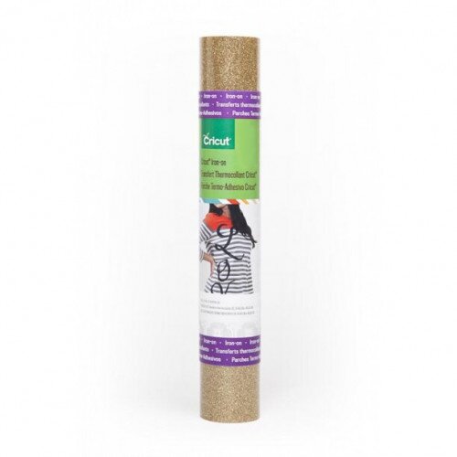 Cricut Glitter Iron-on - Gold