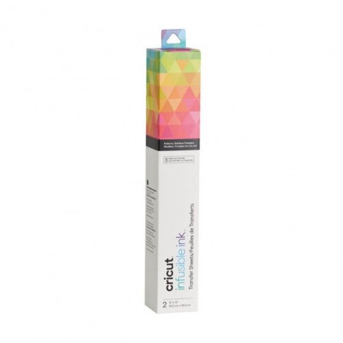 Cricut Infusible Ink Transfer Sheet Patterns, Rainbow Triangles (2 ct)