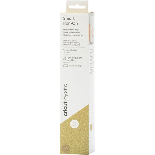Cricut Joy Xtra Prismatic Glitter Smart Iron-On (19 in) - Gold