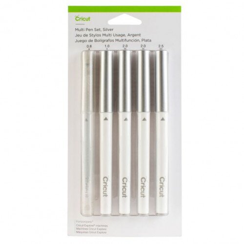 Cricut Multi Pen Set, Silver (5 ct)
