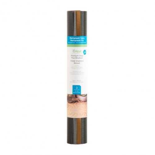 Cricut Premium Vinyl True Brushed Sampler, Classics Permanent