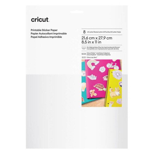 Cricut Printable Sticker Paper US Letter (8 ct)
