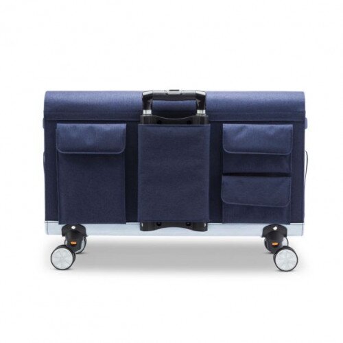 Cricut Rolling Craft Tote - Navy