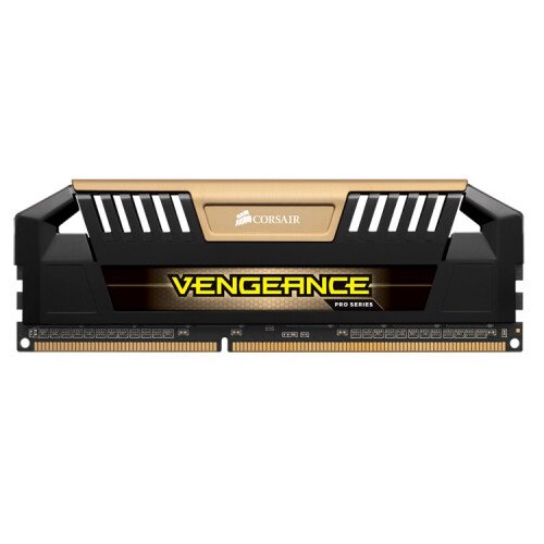 Corsair Vengeance Pro Series - 8GB (2 x 4GB) DDR3 DRAM 1600MHz C9 Memory Kit - Gold