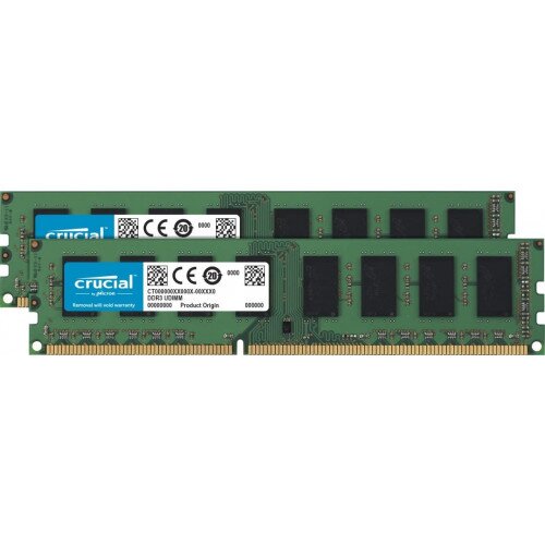 Crucial 16GB Kit (2 x 8GB) DDR3L-1600 UDIMM Memory