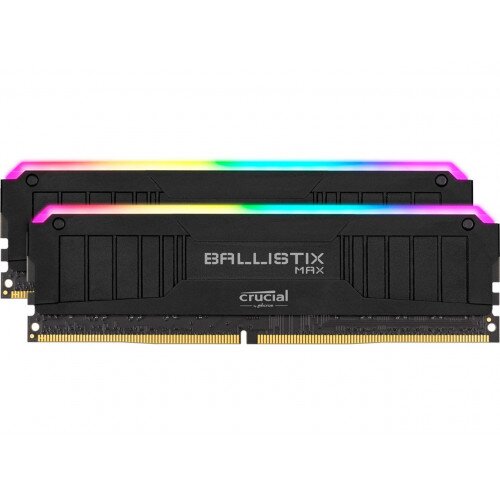 Crucial Ballistix RGB 64GB Kit (2 x 32GB) DDR4-3600 Desktop Gaming Memory - Black