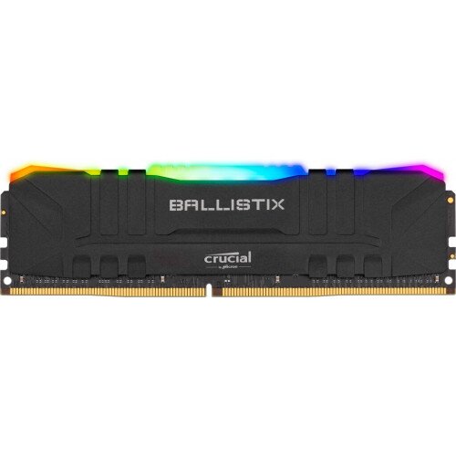 Crucial Ballistix RGB 8GB (2x4GB) DDR4-3200 Desktop Gaming Memory - Black