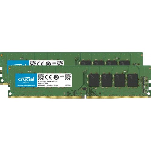 Crucial DDR4 3200 UDIMM Memory - 16GB Kit (2 x 8GB)