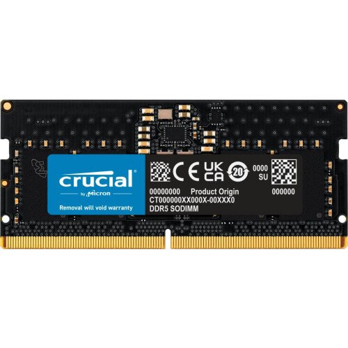 Crucial DDR5 SO-DIMM Laptop Memory - 8GB - Single - 4800MHz