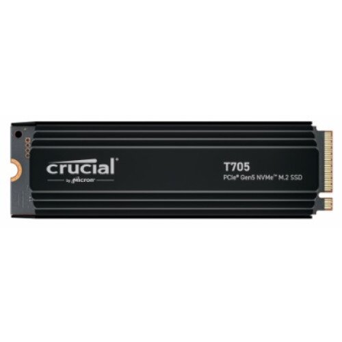 Crucial T705 PCIe Gen5 NVMe M.2 SSD with Heatsink - 1TB