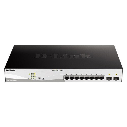 D-Link 10-Port Gigabit Smart Managed PoE Switch with 130W PoE Budget