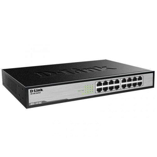 D-Link 16-Port 10/100 Mbps Unmanaged Switch