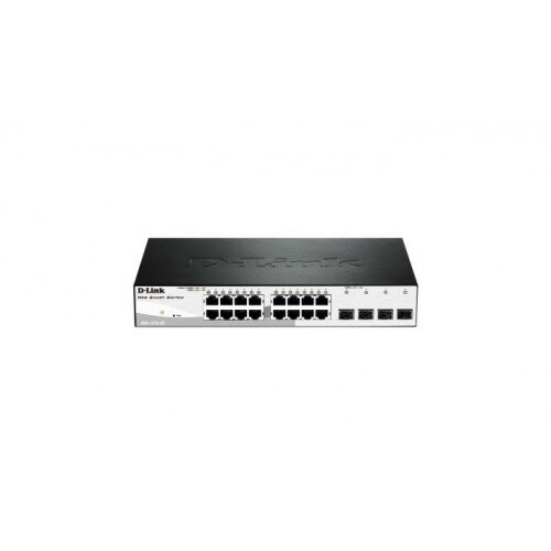 D-Link 16-Port 10/100/1000Base-T with 4 SFP ports Smart Switch