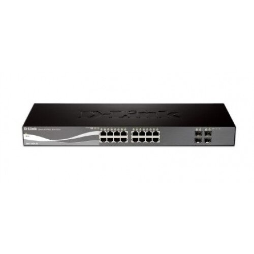 D-Link 20-Port PoE Gigabit SmartPro Switch with 4 SFP Ports