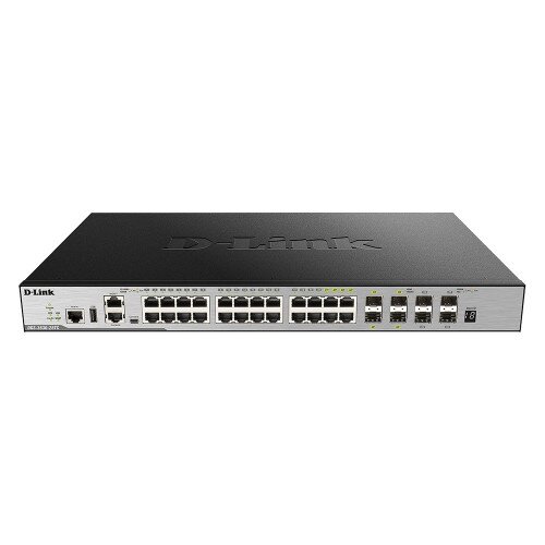 D-Link 28-Port Layer 3 Stackable Managed Gigabit Switch