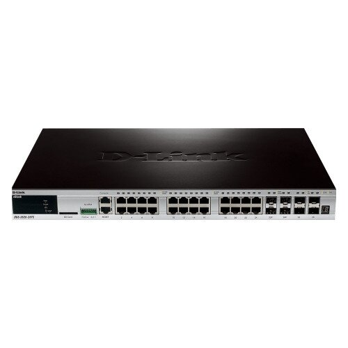 D-Link 28-Port xStack L3 Managed Stackable Gigabit Switch