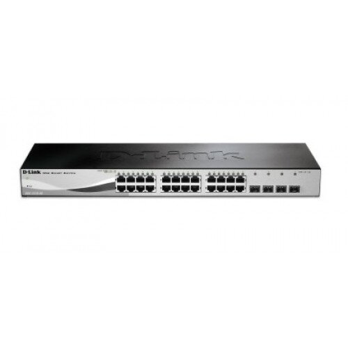 D-Link 28 Port Gigabit Web Smart Switch Including 4 Gigabit SFP Ports