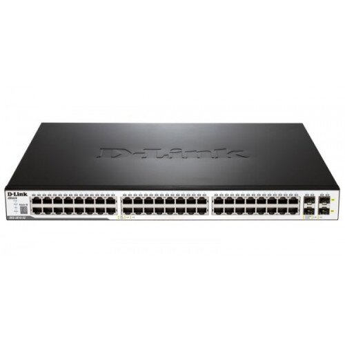 D-Link 48-Port 10/100Mbps + 4 Combo 1000BASE-T/SFP L3 Managed Switch