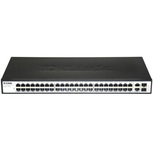 D-Link 48-Port Unmanaged Ethernet Switch With Copper Gigabit Uplinks
