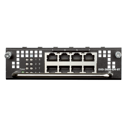 D-Link 8-Port 1000BASE-T Expansion Module for DXS-3600