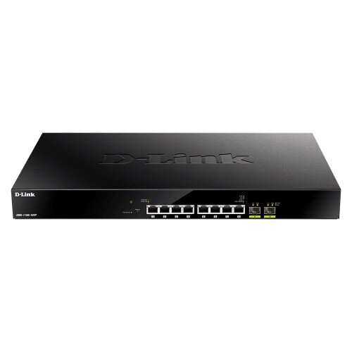 D-Link 8-Port Multi-Gigabit Ethernet Smart Managed PoE Switch with 2 10GbE SFP+ Ports