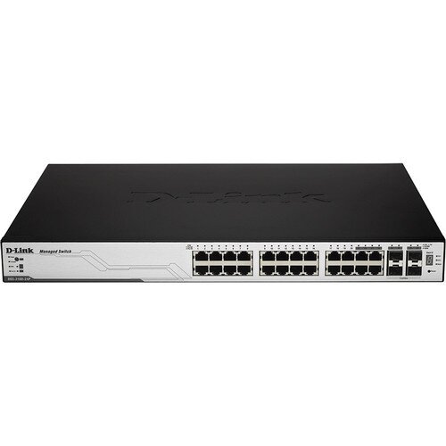 D-Link Layer 2 Managed 24-Port Gigabit Stackable PoE Switch