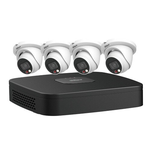 Dahua Four-Channel Basic Night Color (VU-MORE Color) Security System
