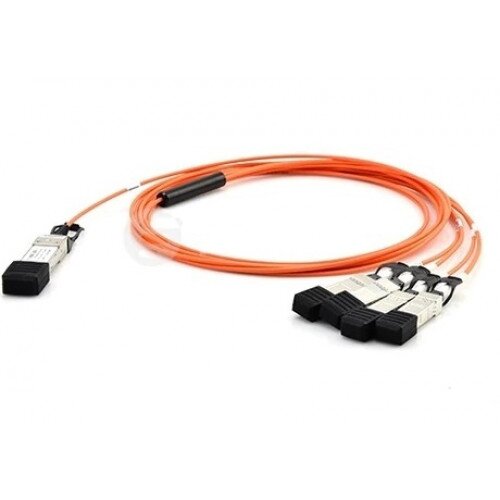 Dell Networking,Cable,40GbE (QSFP+) to 4 x 10GbE SFP+ Active Breakout Cable, 10 Meters