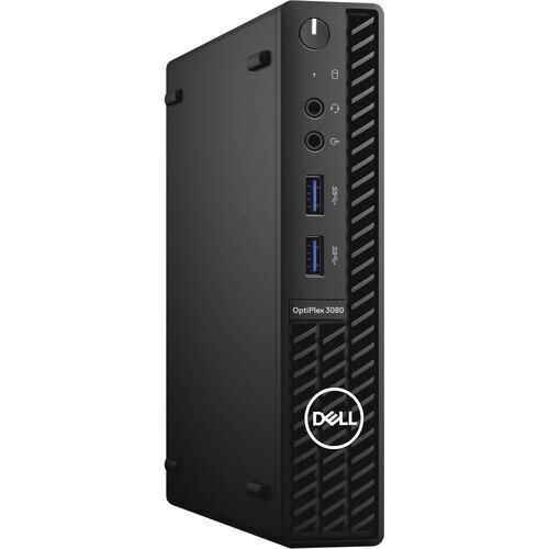 Dell OptiPlex 3080 Micro Desktop - 10th Gen Intel Core i3-10100T - 128GB M.2 PCIe NVMe SSD - 8GB DDR4