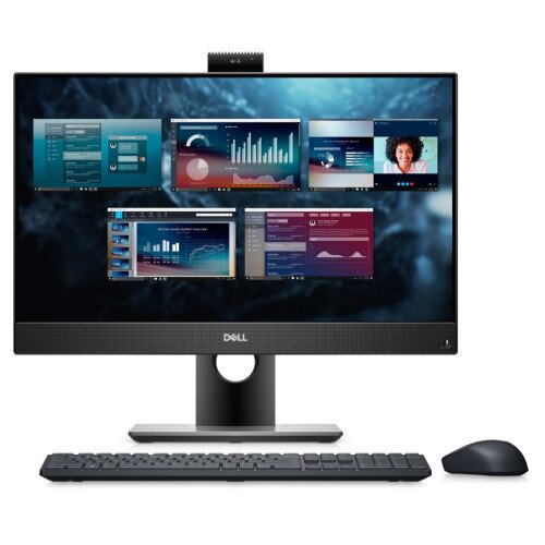 Dell OptiPlex 5490 All-in-One - 11th Gen Intel Core i5-11500T - 256GB M.2 PCIe NVMe SSD - 8GB DDR4 - 23.8” FHD 1920x1080 WVA Non-Touch Anti-Glare IR Camera - Intel Integrated Graphics - Windows 10 Pro, English