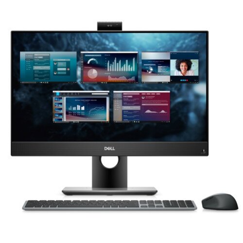 Dell OptiPlex 7490 All-in-One - 10th Gen Intel Core i5-10505 - 256GB M.2 PCIe NVMe SSD - 16GB DDR4 - 23.8" FHD 1920x1080 WVA Touch Anti-Glare IR Camera - Intel Integrated Graphics - Windows 10 Pro, English