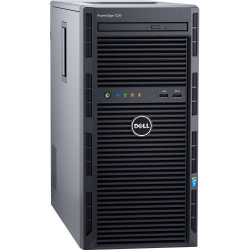 Dell PowerEdge T130 Tower Server - Intel Xeon E3-1220 v5 - 8GB DDR4 UDIMM - 1TB SATA Hard Drive