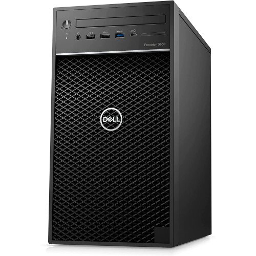 Dell Precision 3650 Tower Workstation - 10th Gen Intel Core i5-10505 - 256GB PCIe NVMe M.2 SSD - 16GB DDR4 - Intel Integrated Graphics - Windows 10 Pro, English