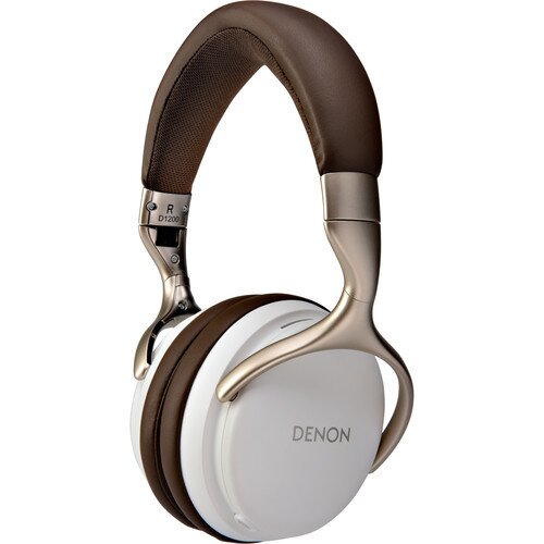 Denon AH-D1200 Wired Over-Ear Premium Headphones - White