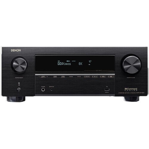Denon AVR-X3700H 9.2ch 8K AV Receiver with 3D Audio