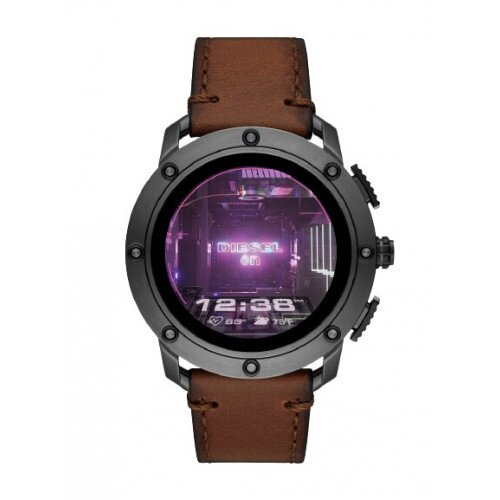 Diesel On Axial Smartwatch - Brown Leather