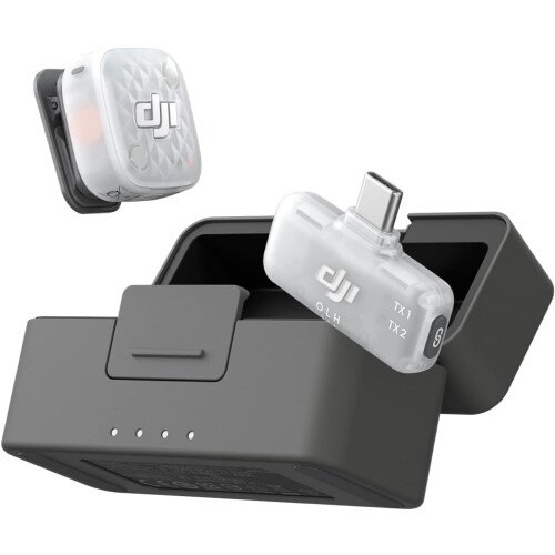 DJI Mic Mini 2S Wireless Microphone - 1 TX + 1 Mobile RX + Charging Case