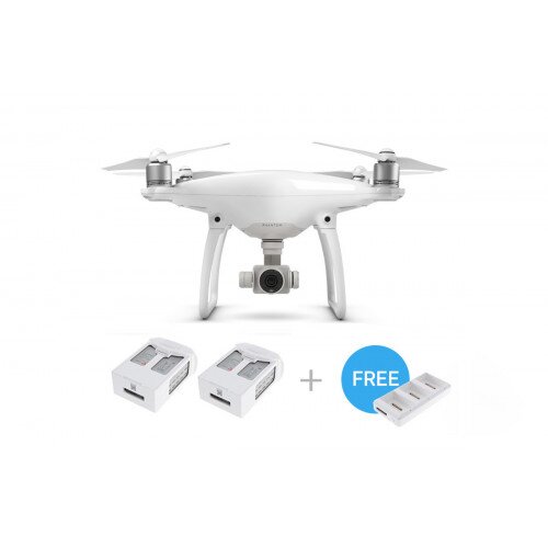 DJI Phantom 4 + Two Extra Batteries + Battery Charging Hub