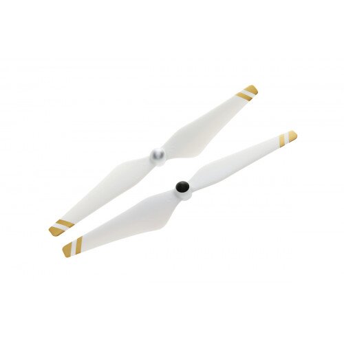 DJI 9450 Self-Tightening Propellers Composite Hub - White with Gold Stripes