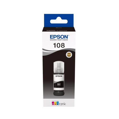 Epson 108 EcoTank Ink Bottle - Black