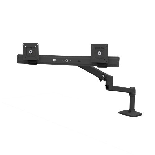 Ergotron LX Desk Mount Dual Monitor Arm - Matte Black