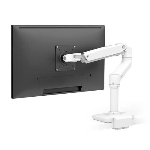 Ergotron LX Desk Monitor Arm - Low-Profile Clamp - White