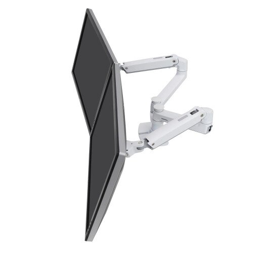 Ergotron LX Dual Side-by-Side Arm (white) Monitor Mount