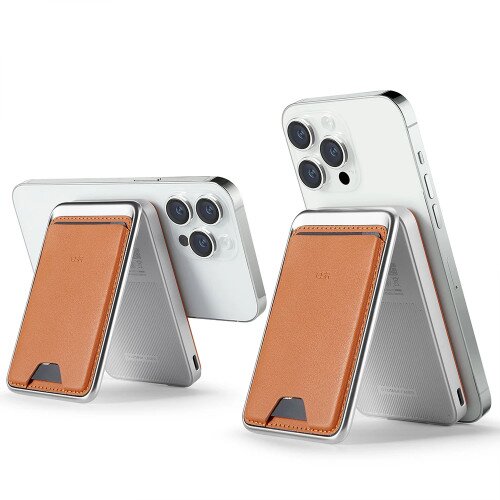 ESR 5,000mAh Power Bank Wallet (HaloLock) - Caramel Brown