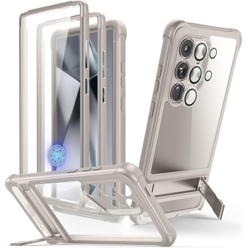 ESR Armor Kickstand Case for Galaxy S24 Ultra - Clear Grey