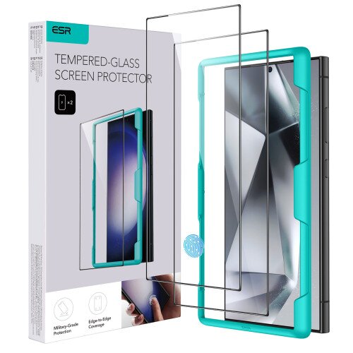 ESR Tempered-Glass Screen Protector for Galaxy S24 Ultra - 2-Pack