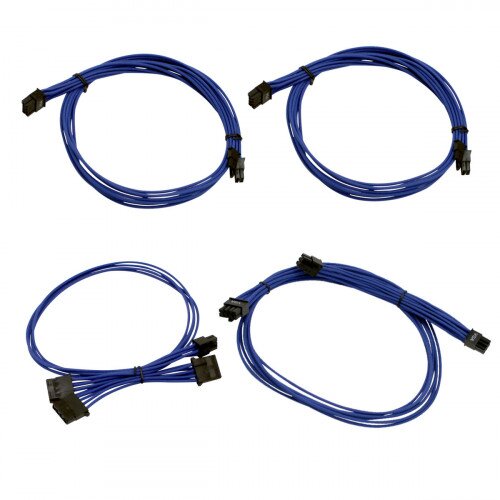 EVGA 1600W G2/P2/T2 Additional Power Supply Cable Set (Individually Sleeved) - Blue